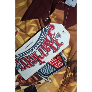 FUBU Platinum L Youth 16/18 Fits Men's S Harlem Globetrotters Snap Button Shirt